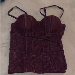 Lace Bustier Top